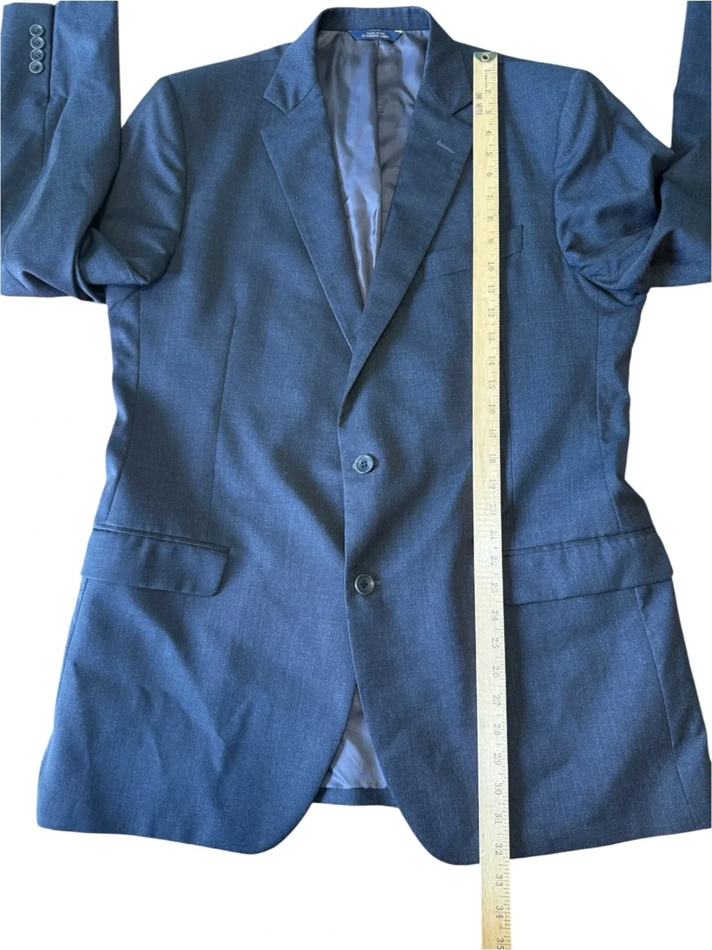 Brooks Brothers 1818 Fitzgerald x Togna Estrato Wool Dark Gray Blazer 44L
